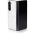 Elephant Print White Galaxy Z Fold5 5G Skin